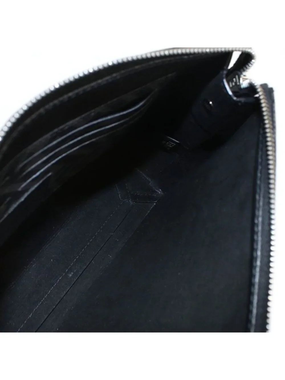 Fendi FF Canvas Clutch
